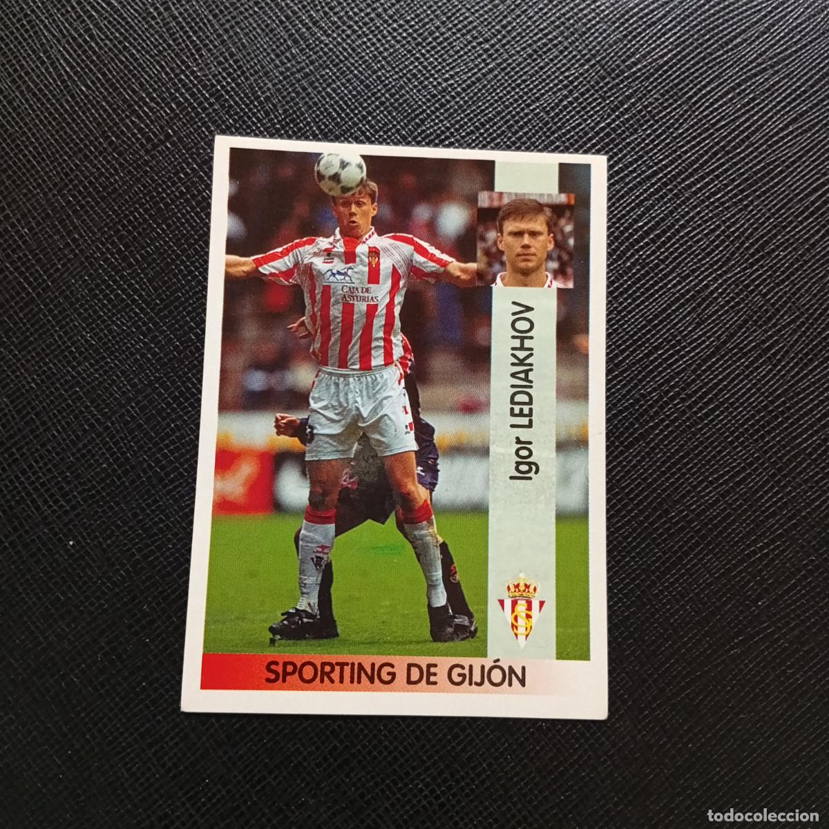Fu&szlig;ball-Sticker: 284 LEDIAKHOV SPORTING GIJON PANINI 1996 1997 CROMO FUTBOL 96 97 - SIN PEGAR - A178 PG181