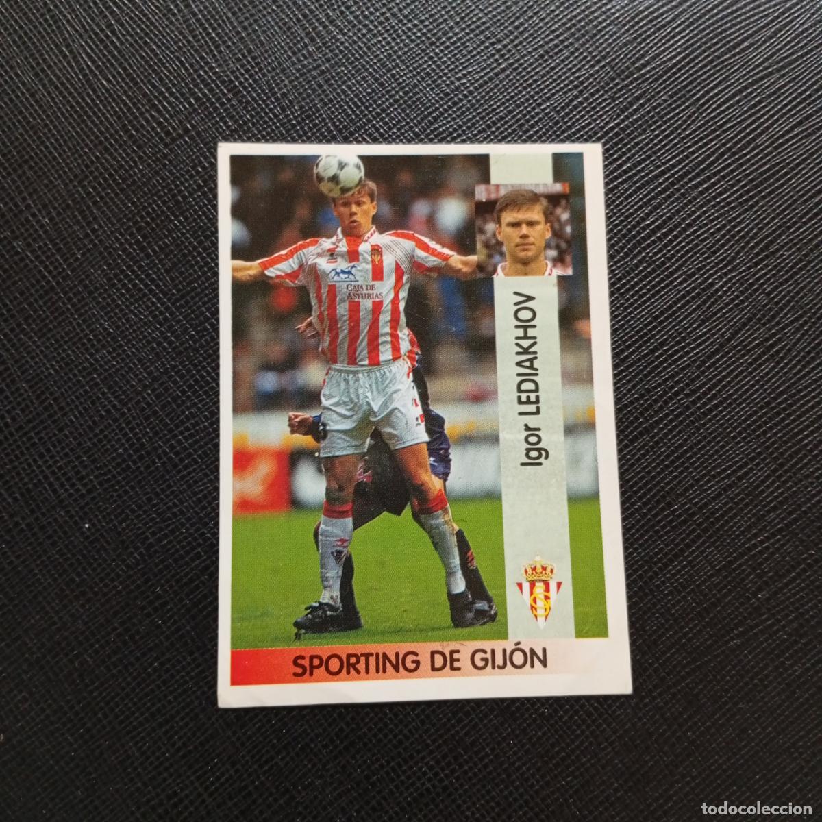 Fu&szlig;ball-Sticker: 284 LEDIAKHOV SPORTING GIJON PANINI 1996 1997 CROMO FUTBOL 96 97 - SIN PEGAR - A178 PG181 B