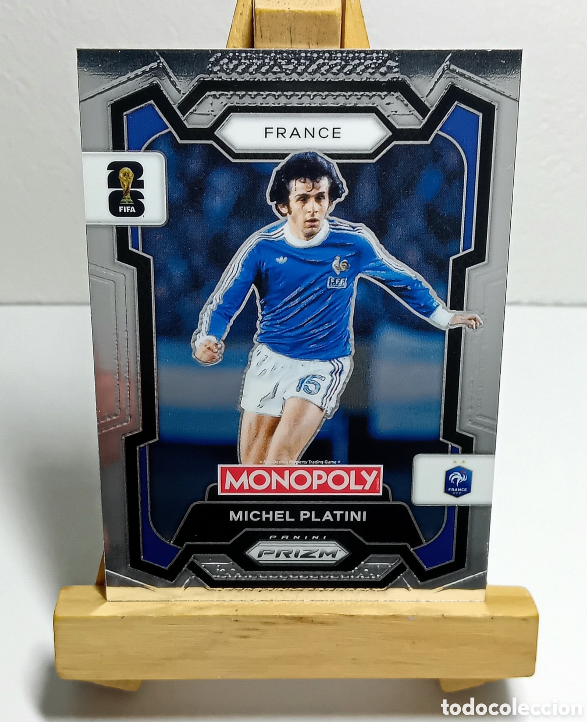 Cromos de F&uacute;tbol: PLATINI 2026 FRANCIA MONOPOLY PRIZM PANINI.