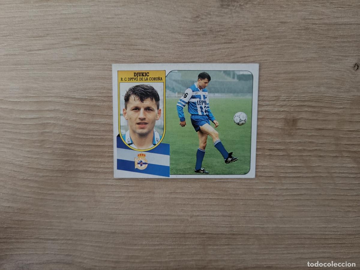 Cromos de F&uacute;tbol: CROMO DE FUTBOL LIGA ESTE DJUKIC DEPORTIVO SIN PEGAR NUNCA PEGADO 91 92 1991 1992 D426