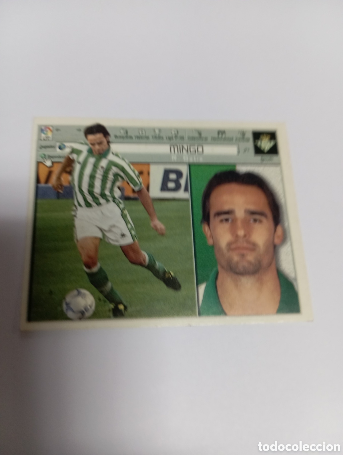 Cromos de F&uacute;tbol: MINGO Betis LIGA ESTE 2001 2002 PANINI 01 02
