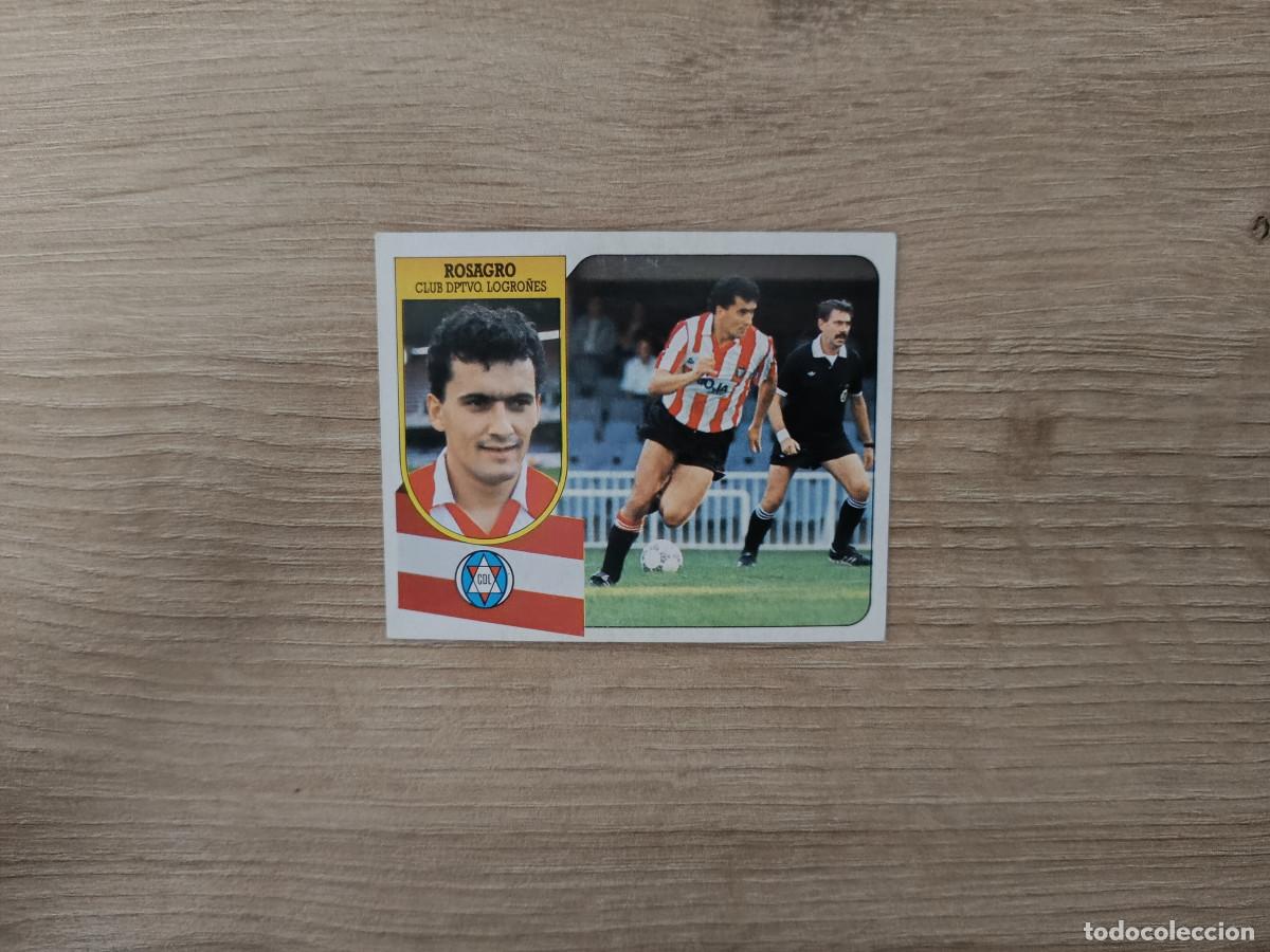 Figurine di Calcio: CROMO DE FUTBOL LIGA ESTE ROSAGRO LOGRO&Ntilde;ES SIN PEGAR NUNCA PEGADO 91 92 1991 1992 D426