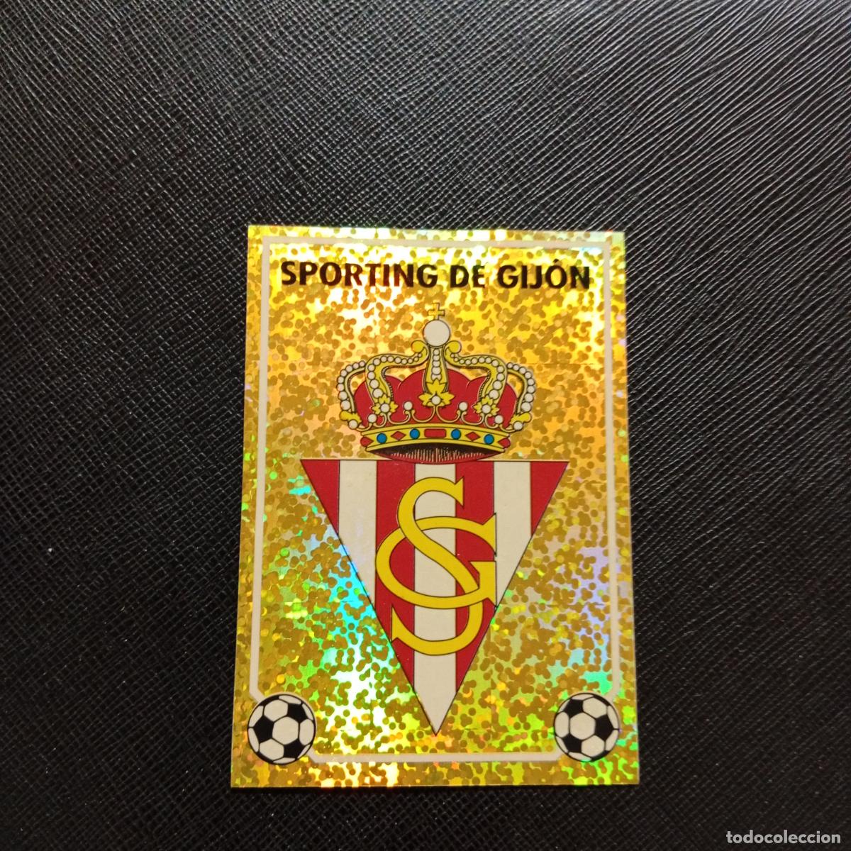 Cromos de F&uacute;tbol: E ESCUDO SPORTING GIJON PANINI 1996 1997 CROMO FUTBOL 96 97 - SIN PEGAR - A178 PG262