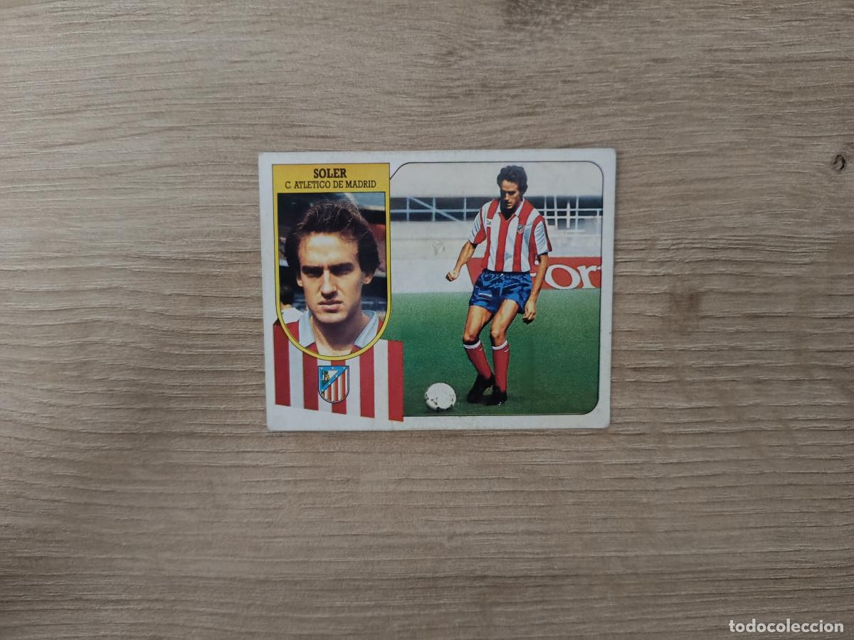 Cromos de F&uacute;tbol: CROMO LIGA ESTE SOLER FICHAJE 13 ATLETICO MADRID SIN PEGAR NUNCA PEGADO 91 92 1991 1992 D426
