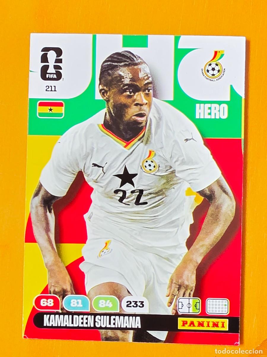 Cromos de F&uacute;tbol: 211 Kamaldeen Sulemana, Hero, Ghana, Adrenalyn XL Fifa World Cup 2026 Mundial 26