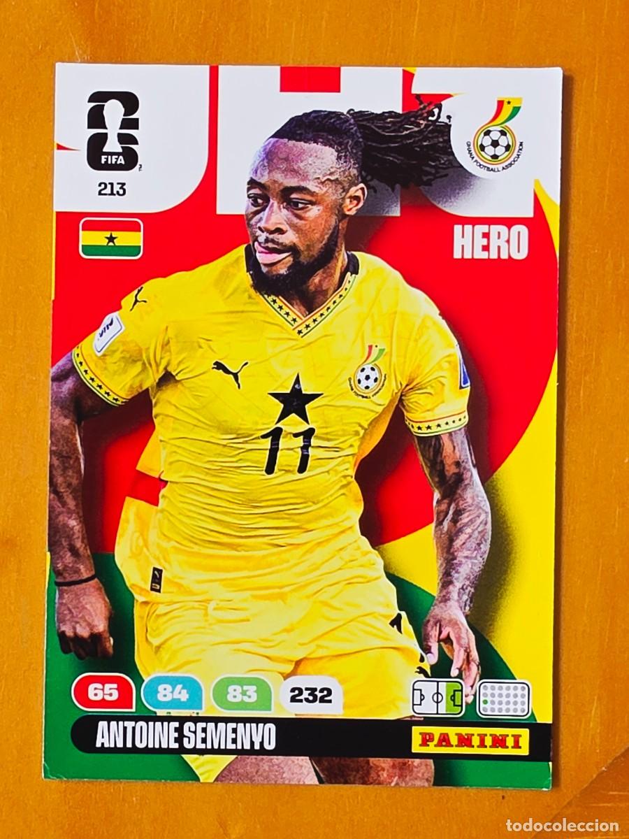 Cromos de F&uacute;tbol: 213 Antoine Semenyo, Hero, Ghana, Adrenalyn XL Fifa World Cup 2026 Mundial 26