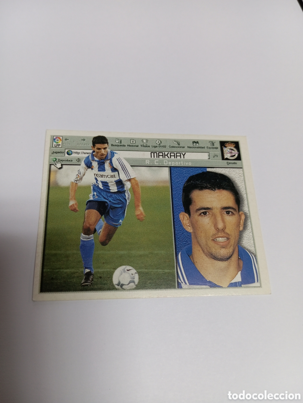 Cromos de F&uacute;tbol: MAKAAY Deportivo LIGA ESTE 2001 2002 PANINI 01 02