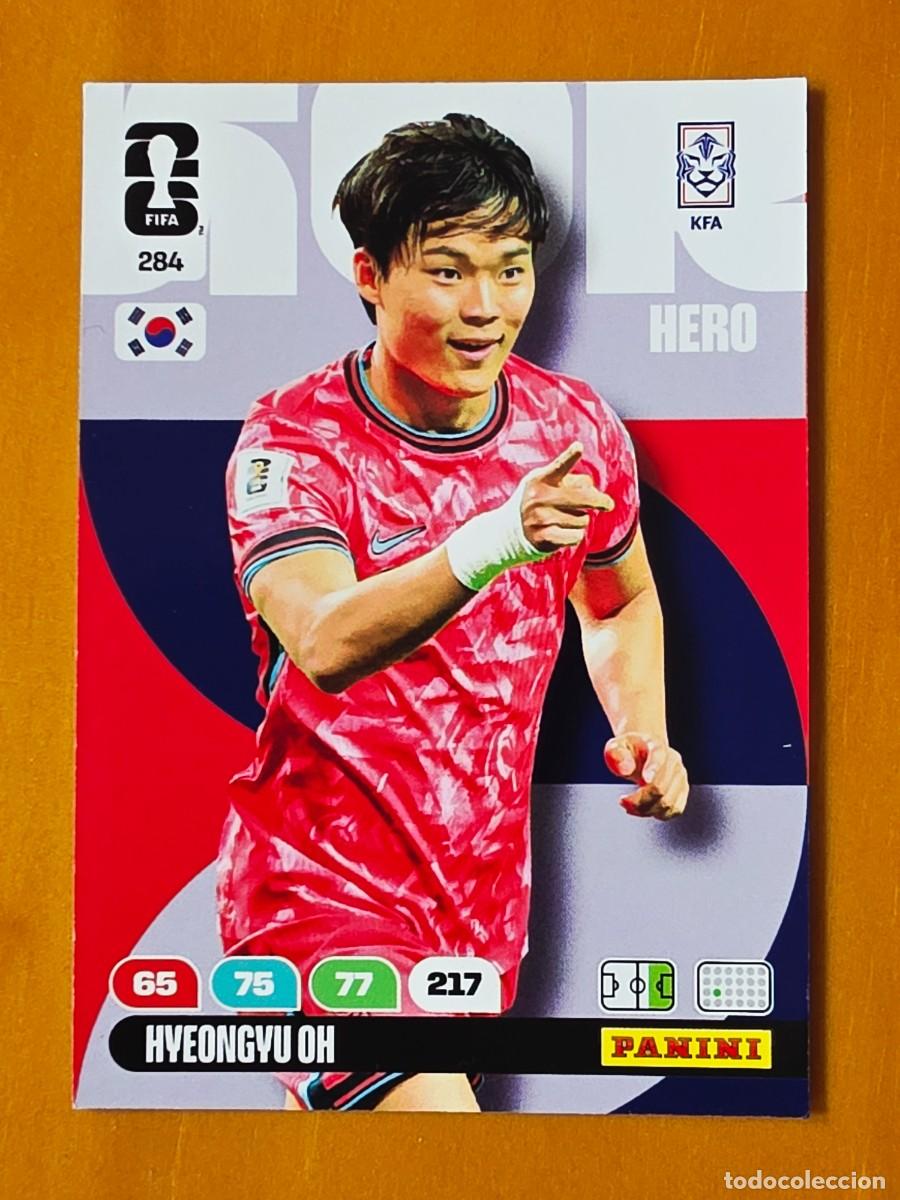 Cromos de F&uacute;tbol: 284 Hyeongyu Oh, Hero, Corea del Sur, Adrenalyn XL Fifa World Cup 2026 Mundial 26
