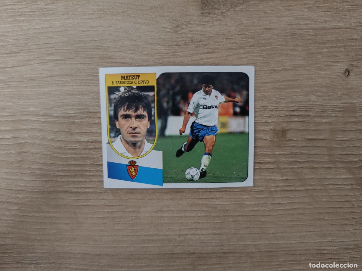 Cromos de F&uacute;tbol: CROMO DE FUTBOL LIGA ESTE MATEUT ZARAGOZA SIN PEGAR NUNCA PEGADO 91 92 1991 1992 D426