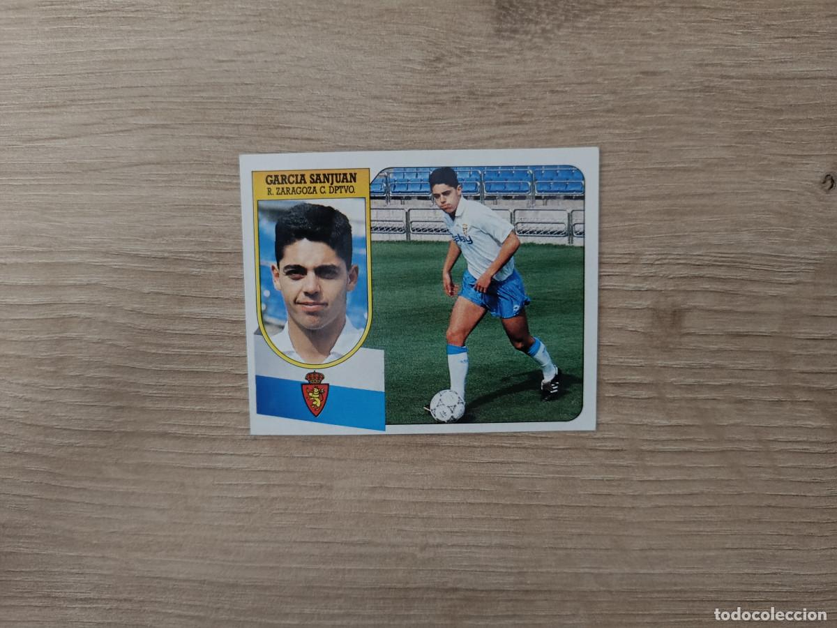 Cromos de F&uacute;tbol: CROMO DE FUTBOL LIGA ESTE GARCIA SANJUAN ZARAGOZA SIN PEGAR NUNCA PEGADO 91 92 1991 1992 D426