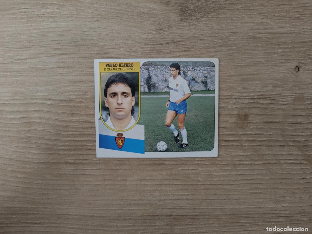 Cromos de F&uacute;tbol: CROMO DE FUTBOL LIGA ESTE PABLO ALFARO ZARAGOZA SIN PEGAR NUNCA PEGADO 91 92 1991 1992 D426