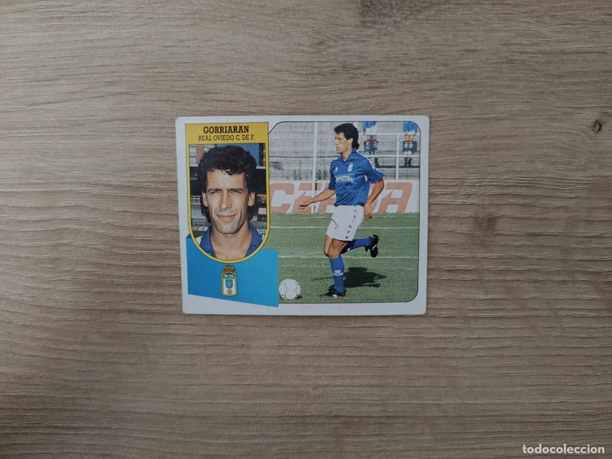 Figurine di Calcio: CROMO DE FUTBOL LIGA ESTE GORRIARAN OVIEDO SIN PEGAR NUNCA PEGADO 91 92 1991 1992 D426