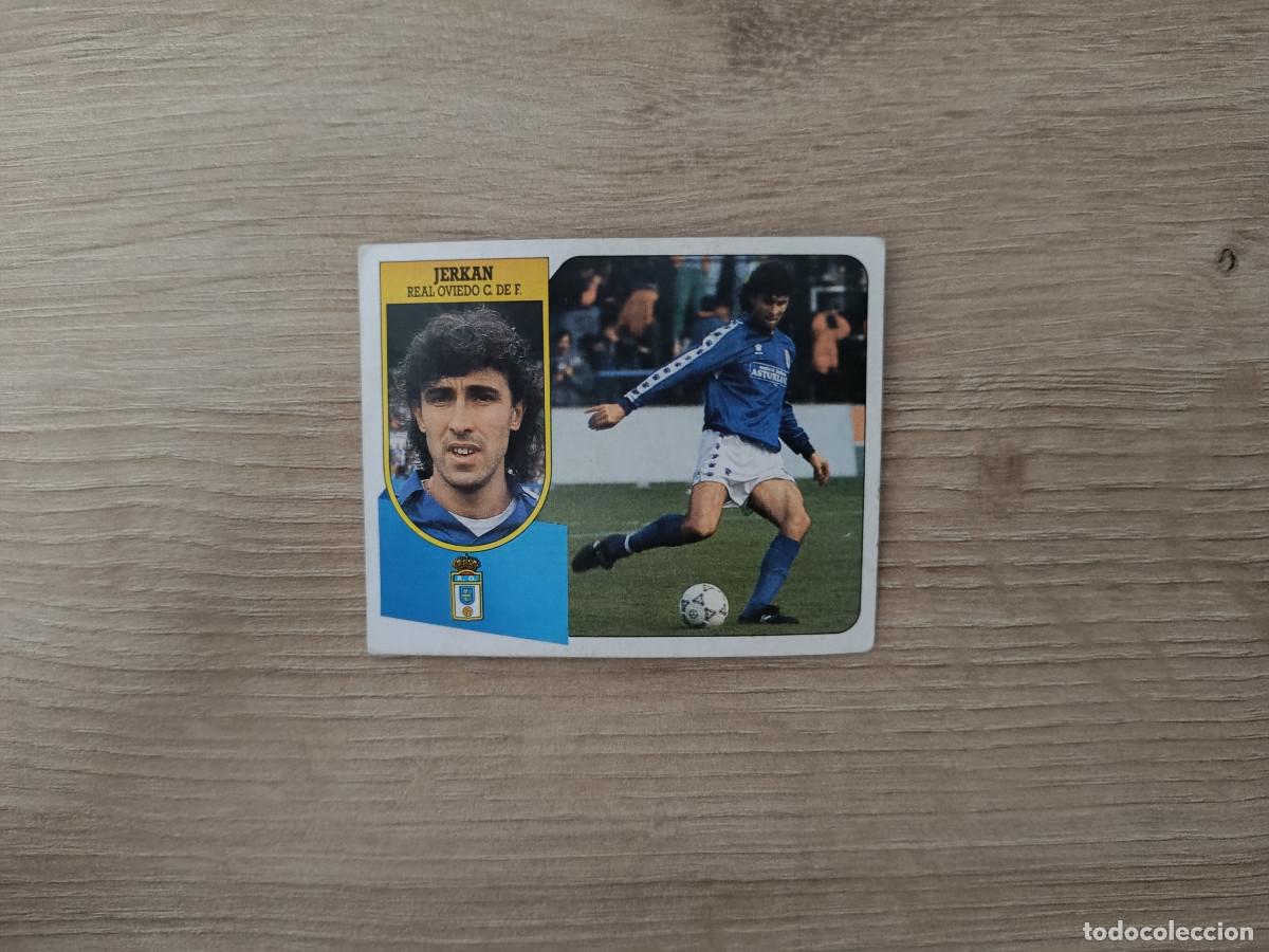 Figurine di Calcio: CROMO DE FUTBOL LIGA ESTE JERKAN OVIEDO SIN PEGAR NUNCA PEGADO 91 92 1991 1992 D426