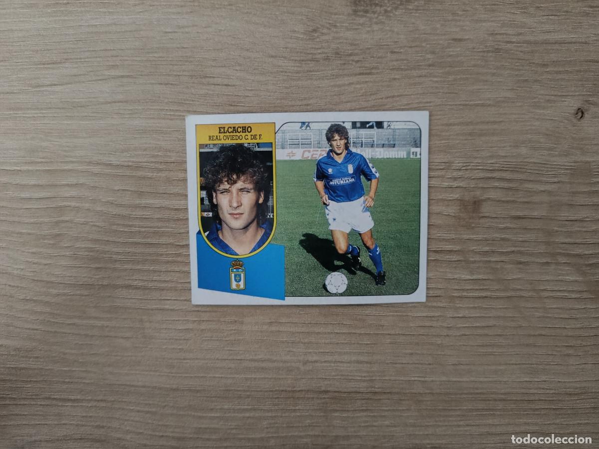 Figurine di Calcio: CROMO DE FUTBOL LIGA ESTE ELCACHO OVIEDO SIN PEGAR NUNCA PEGADO 91 92 1991 1992 D426