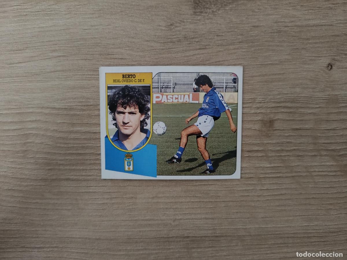 Football Stickers: CROMO DE FUTBOL LIGA ESTE BERTO OVIEDO SIN PEGAR NUNCA PEGADO 91 92 1991 1992 D426