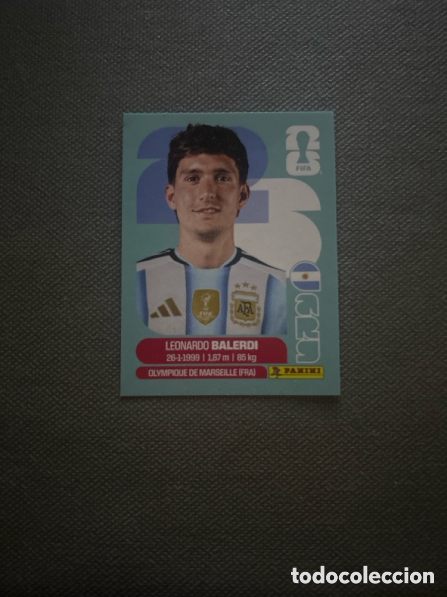 Football Stickers: Balerdi ARG 7 Argentina Mundial FIFA World Cup 2026 26