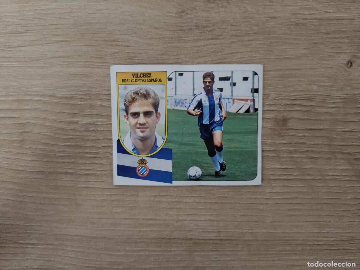 Cromos de F&uacute;tbol: CROMO DE FUTBOL LIGA ESTE VILCHEZ COLOCA ESPA&Ntilde;OL SIN PEGAR NUNCA PEGADO 91 92 1991 1992 D426