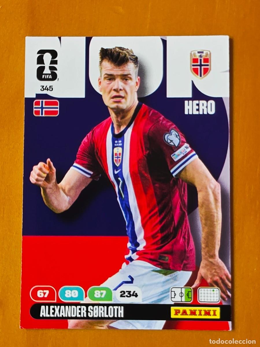 Cromos de F&uacute;tbol: 345 Alexander S&oslash;rloth, Hero, Noruega, Adrenalyn XL Fifa World Cup 2026 Mundial 26