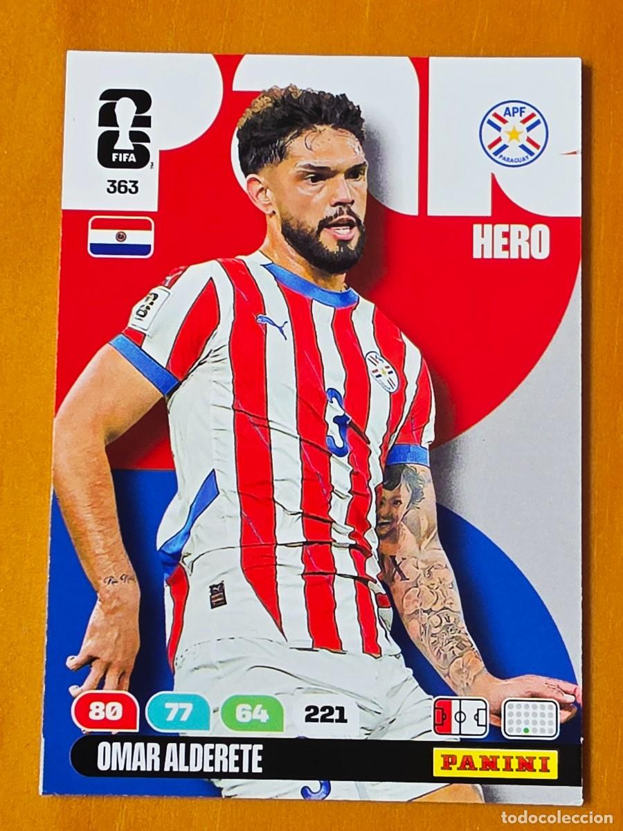 Cromos de F&uacute;tbol: 363 Omar Alderete, Hero, Paraguay, Adrenalyn XL Fifa World Cup 2026 Mundial 26