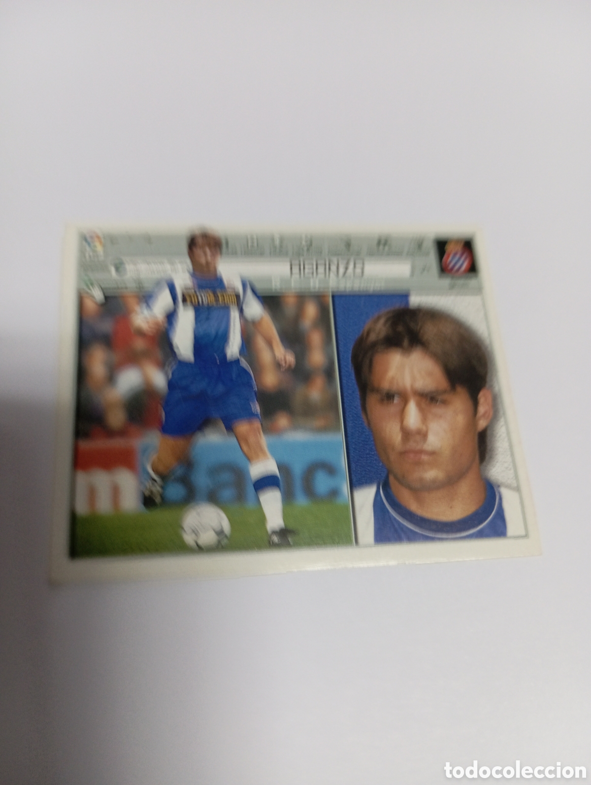 Cromos de F&uacute;tbol: AGANZO Espanyol Espa&ntilde;ol LIGA ESTE 2001 2002 PANINI 01 02