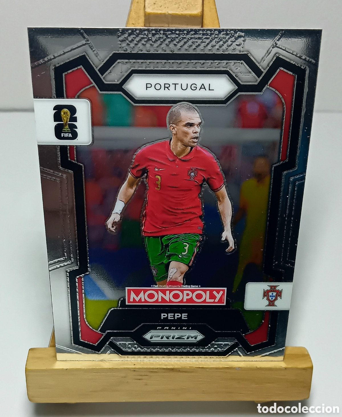 Cromos de F&uacute;tbol: PEPE 2026 PORTUGAL MONOPOLY PRIZM PANINI.