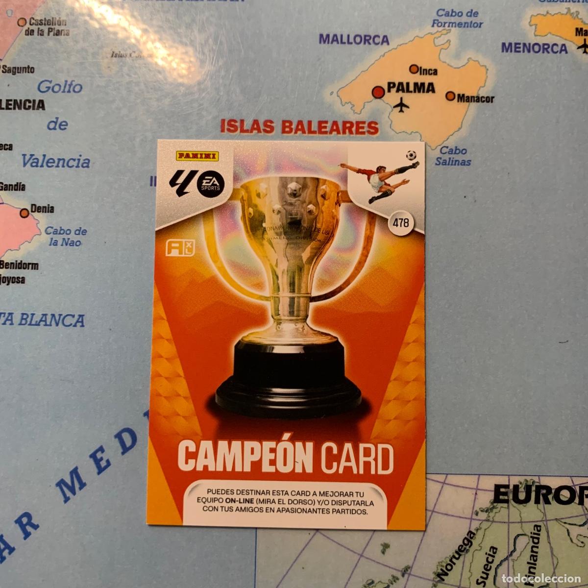 Cromos de F&uacute;tbol: Campe&oacute;n Card numero 478 cromo adrenalyn XL 25-26 2025-2026