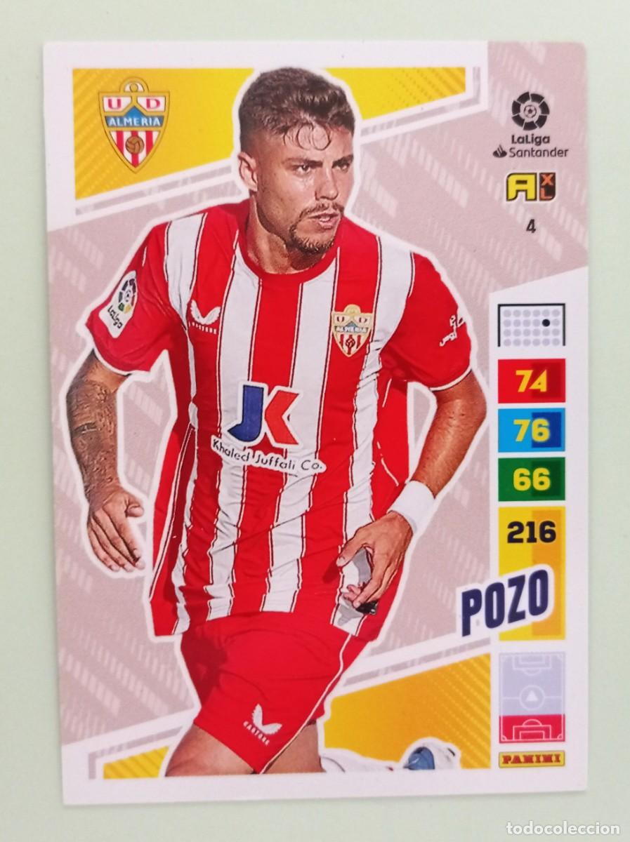Cromos de F&uacute;tbol: ADRENALYN XL 2022-2023 (N&ordm; 4 POZO - U.D. ALMER&Iacute;A)