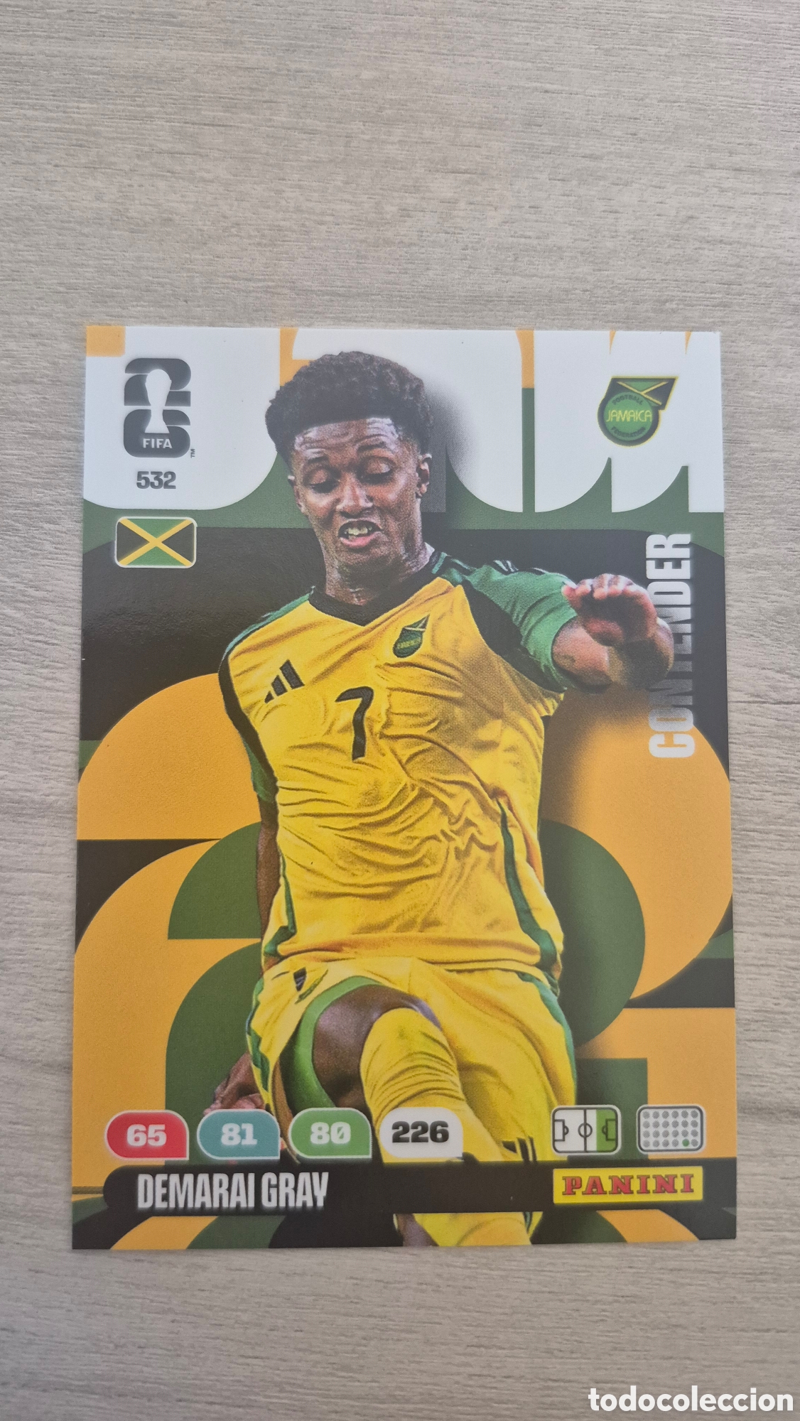 Cromos de F&uacute;tbol: N&deg;532 Contender Demarai Gray (JAM) Adrenalyn FIFA World Cup 26
