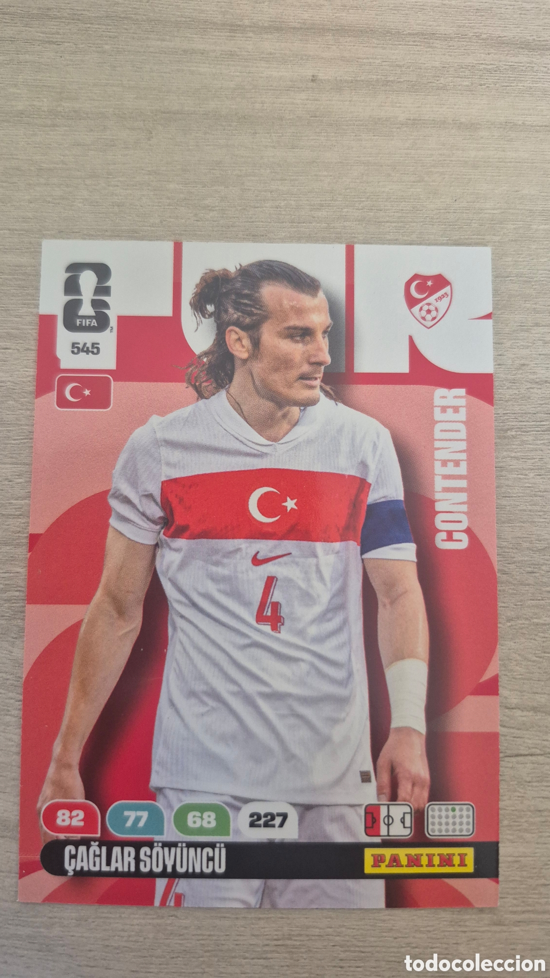 Cromos de F&uacute;tbol: N&deg;545 Contender &Ccedil;ağlar S&ouml;y&uuml;nc&uuml; (TUR) Adrenalyn FIFA World Cup 26