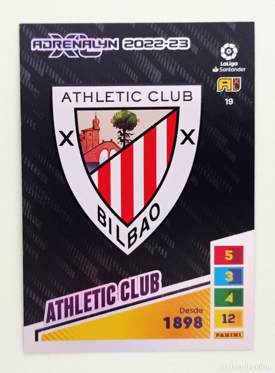 Cartes &agrave; collectionner de Football: ADRENALYN XL 2022-2023 (N&ordm; 19 ESCUDO - ATH. C. BILBAO)