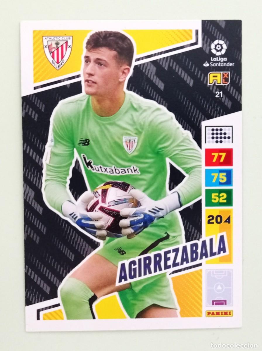 Cartes &agrave; collectionner de Football: ADRENALYN XL 2022-2023 (N&ordm; 21 AGIRREZABALA - ATH. C. BILBAO)