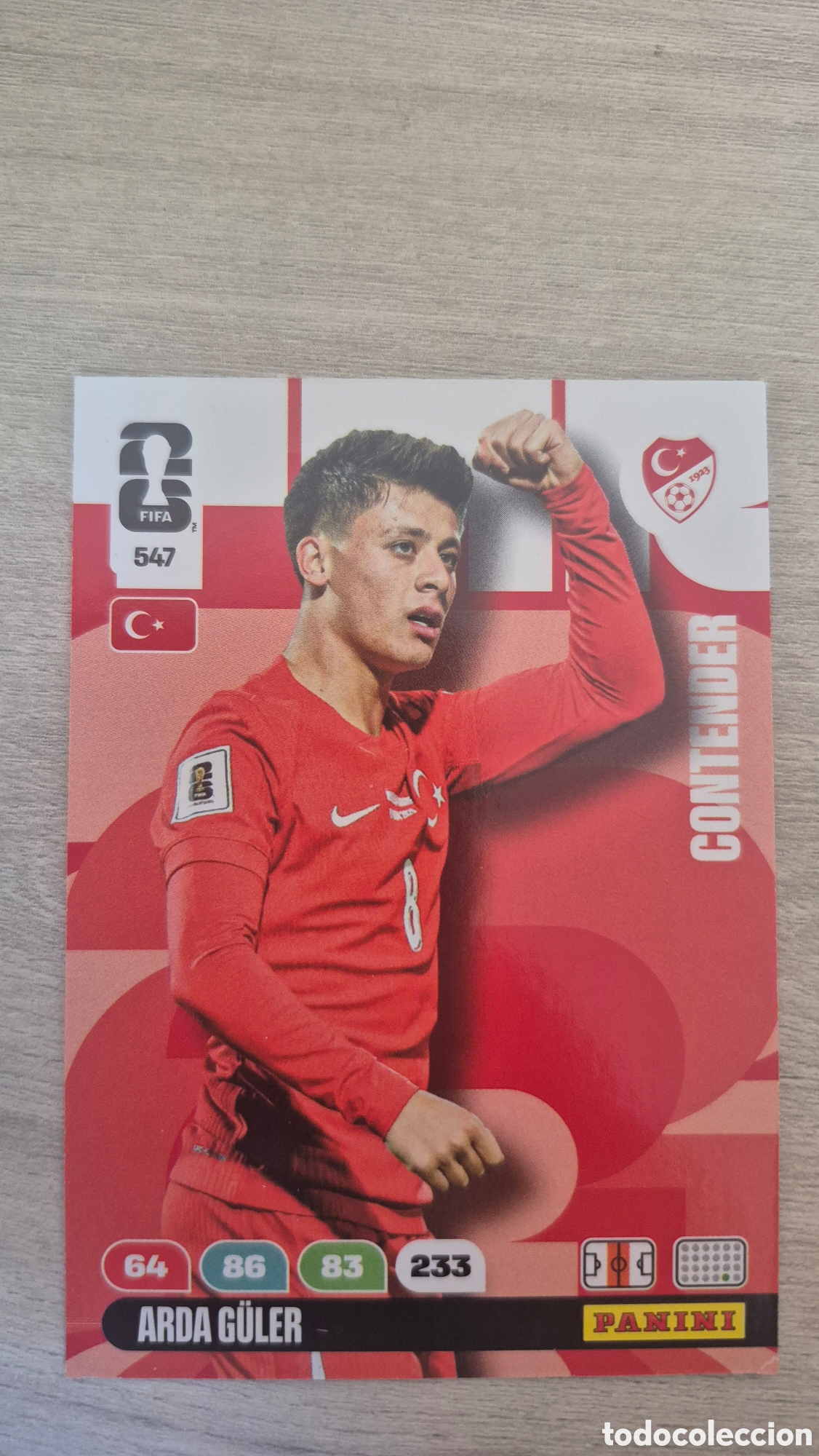 Cartes &agrave; collectionner de Football: N&deg;547 Contender Arda G&uuml;ler (TUR) Adrenalyn FIFA World Cup 26
