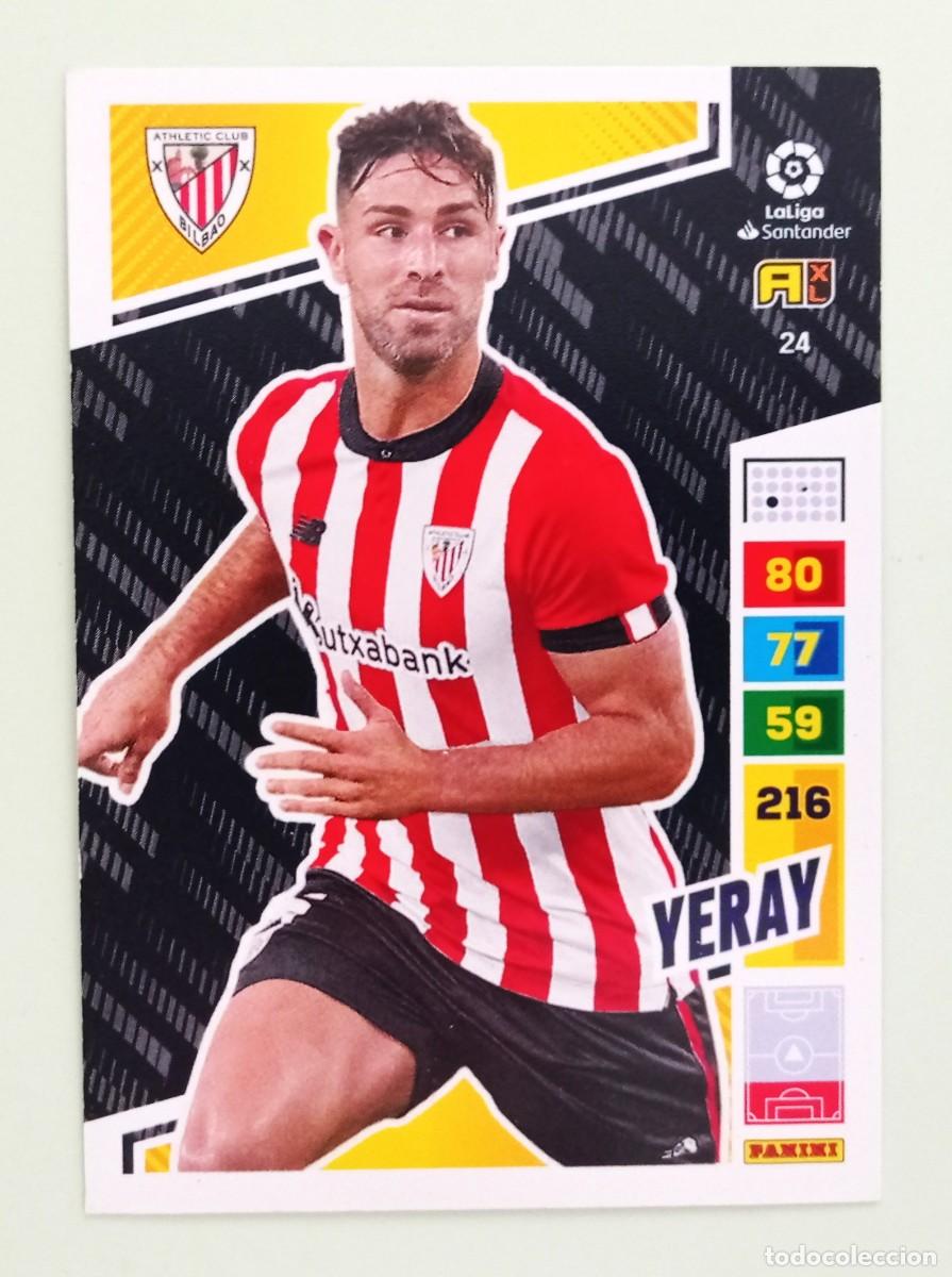 Cromos de F&uacute;tbol: ADRENALYN XL 2022-2023 (N&ordm; 24 YERAY - ATH. C. BILBAO)