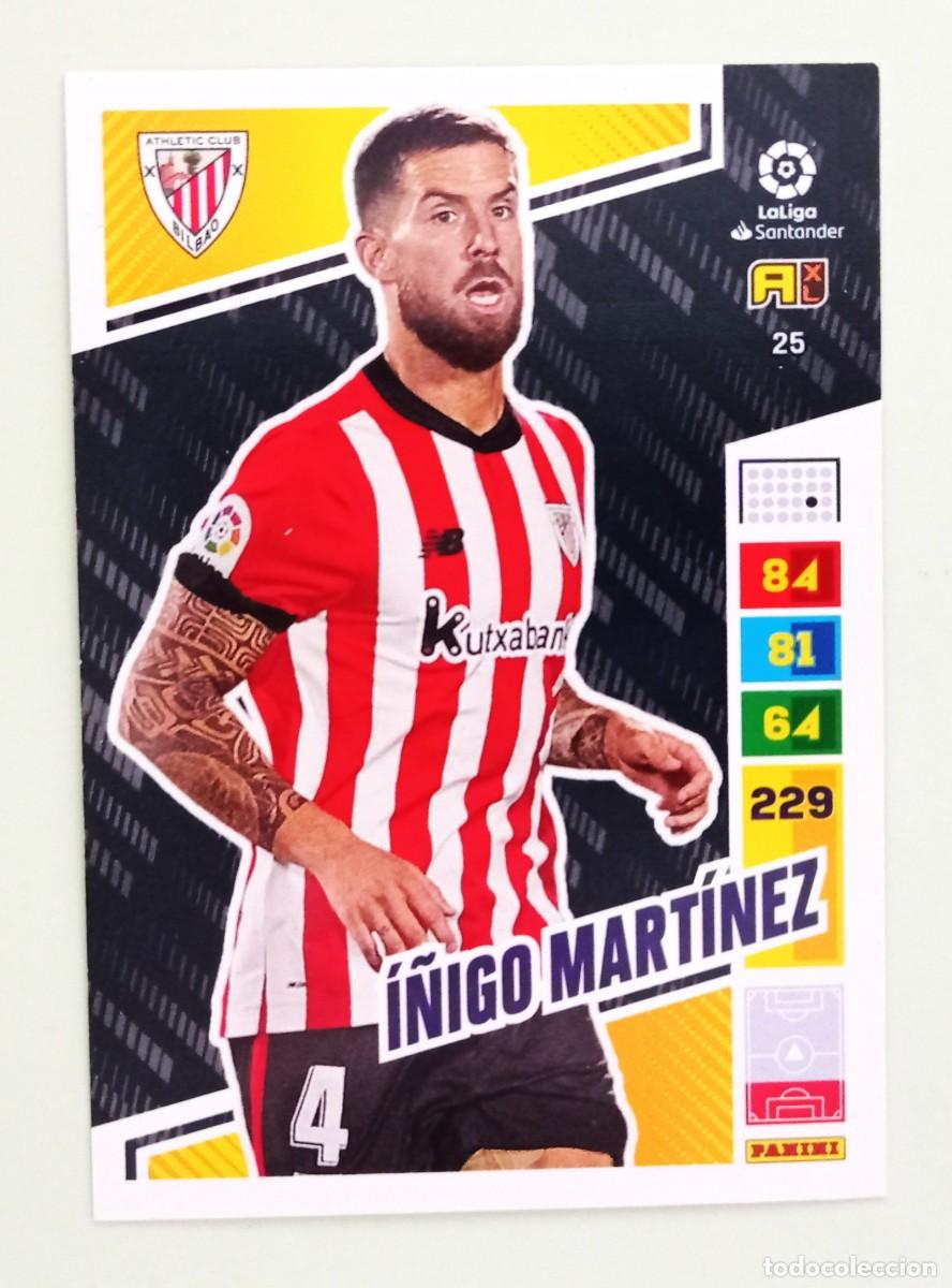 Cartes &agrave; collectionner de Football: ADRENALYN XL 2022-2023 (N&ordm; 25 &Iacute;&Ntilde;IGO MART&Iacute;NEZ - ATH. C. BILBAO)