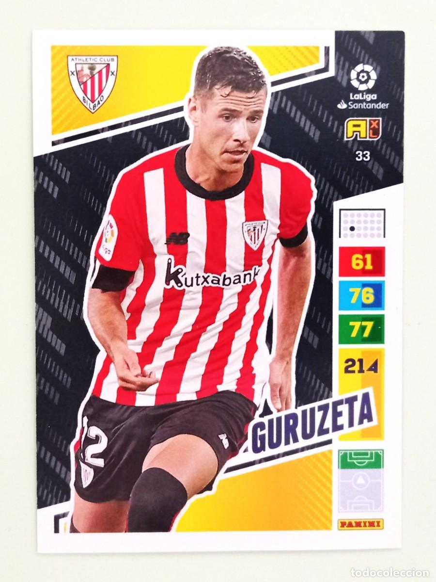 Fu&szlig;ball-Sticker: ADRENALYN XL 2022-2023 (N&ordm; 33 GURUZETA - ATH. C. BILBAO)