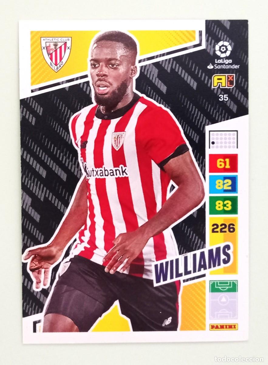 Fu&szlig;ball-Sticker: ADRENALYN XL 2022-2023 (N&ordm; 35 WILLIAMS - ATH. C. BILBAO)