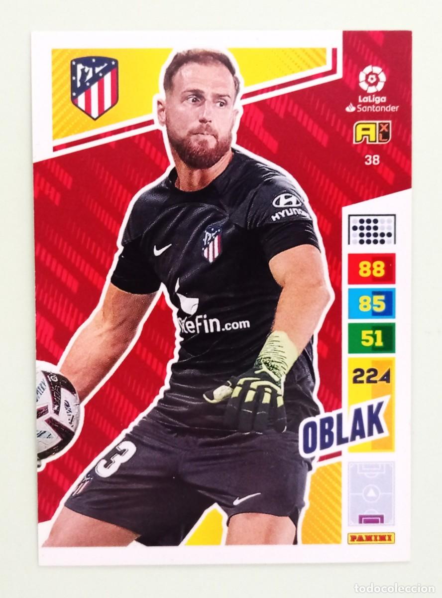 Fu&szlig;ball-Sticker: ADRENALYN XL 2022-2023 (N&ordm; 38 OBLAK - AT. MADRID)