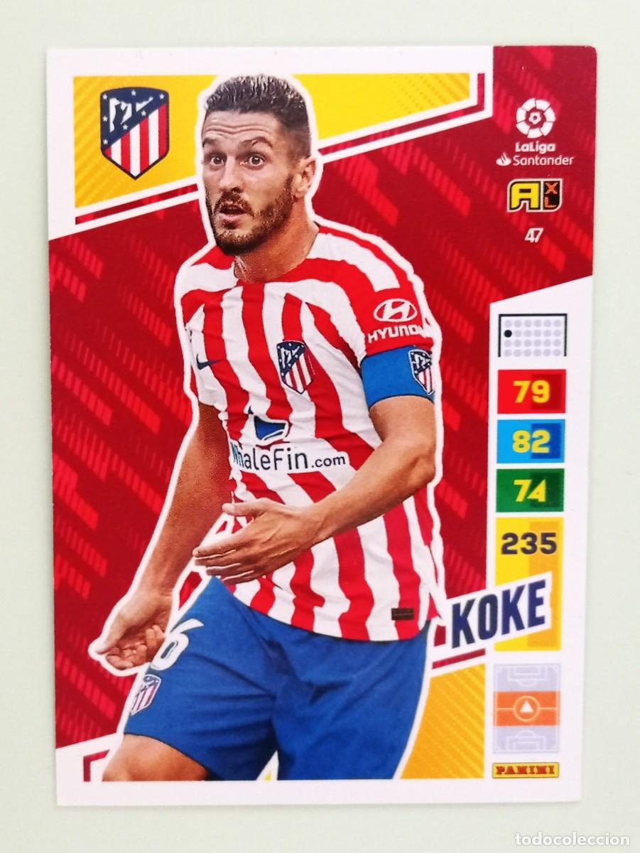 Cromos de F&uacute;tbol: ADRENALYN XL 2022-2023 (N&ordm; 47 KOKE - AT. MADRID)