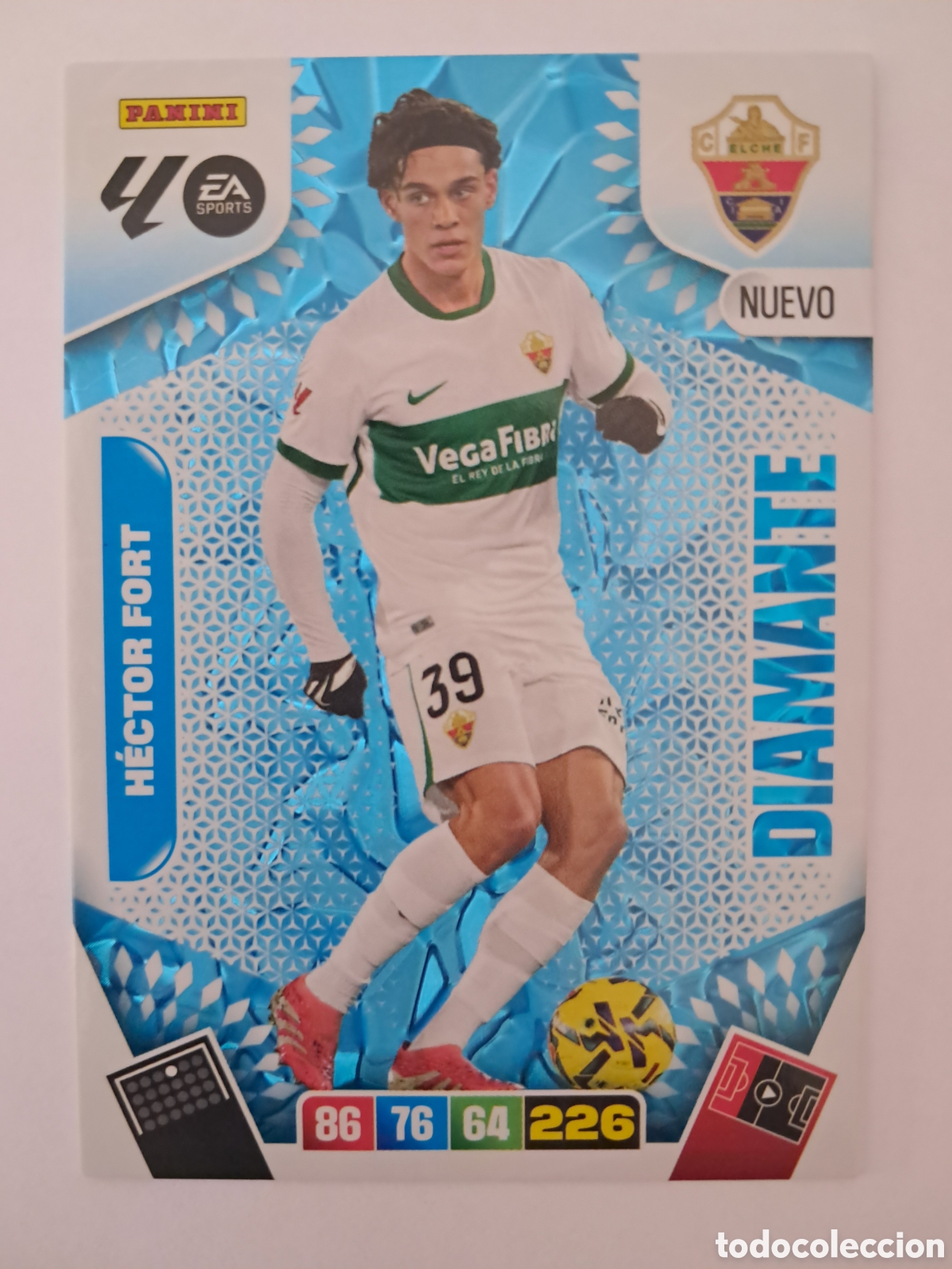 Cromos de F&uacute;tbol: H&eacute;ctor Fort Diamante Adrenalyn