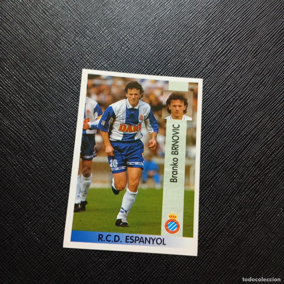Cromos de F&uacute;tbol: 55 BRNOVIC ESPA&Ntilde;OL PANINI 1996 1997 CROMO FUTBOL 96 97 - SIN PEGAR - A140 PG91 B