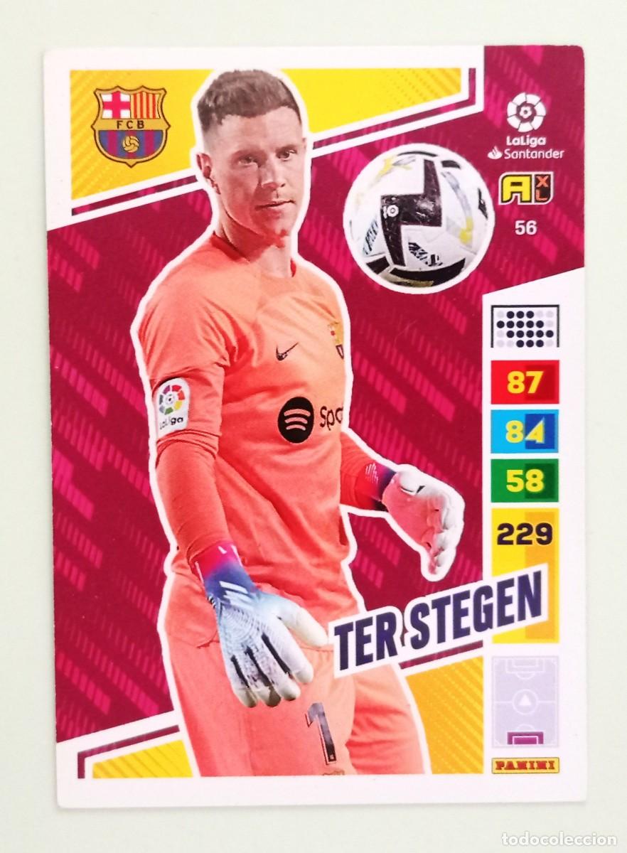 Cromos de F&uacute;tbol: ADRENALYN XL 2022-2023 (N&ordm; 56 TER STEGEN - F.C. BARCELONA)
