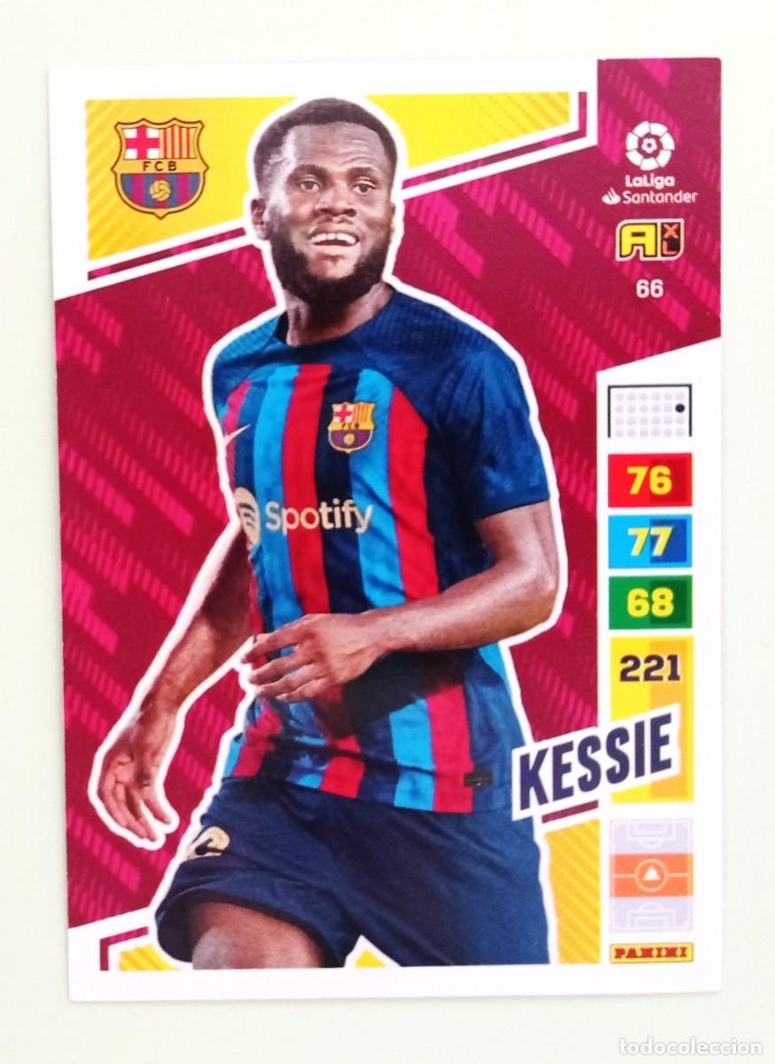 Cromos de F&uacute;tbol: ADRENALYN XL 2022-2023 (N&ordm; 66 KESSIE - F.C. BARCELONA)