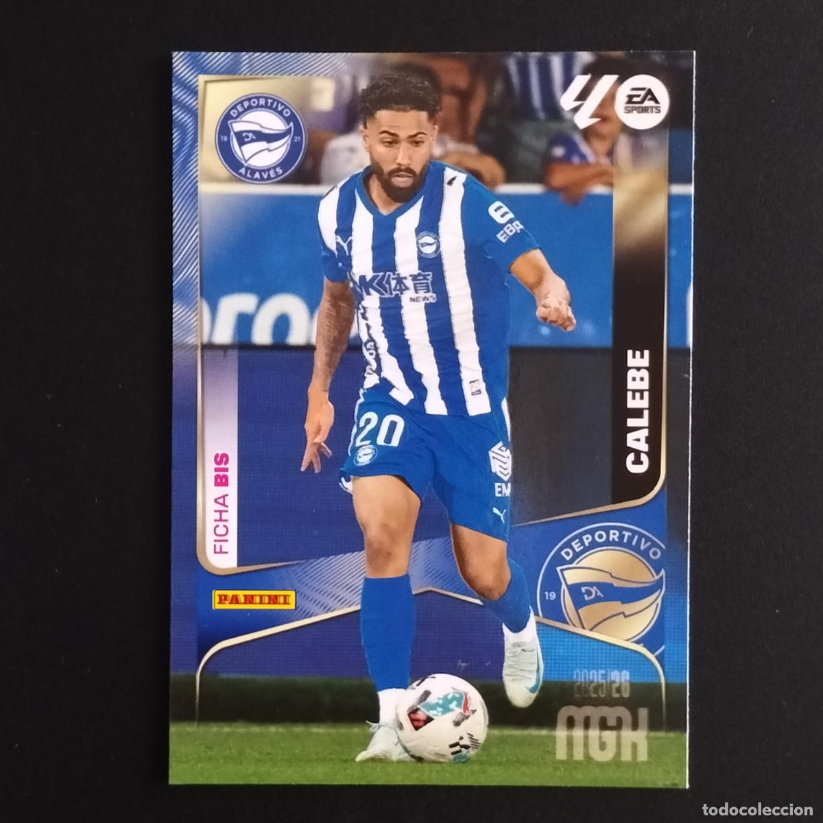 Cromos de F&uacute;tbol: MGK 36 CALEBE FICHA BIS ALAVES CROMOS ALBUM MEGACRACKS LIGA FUTBOL 2025 2026 25 26