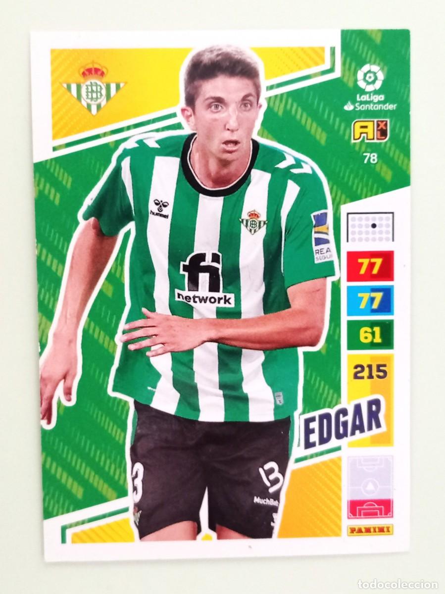 Cartes &agrave; collectionner de Football: ADRENALYN XL 2022-2023 (N&ordm; 78 EDGAR - REAL BETIS)