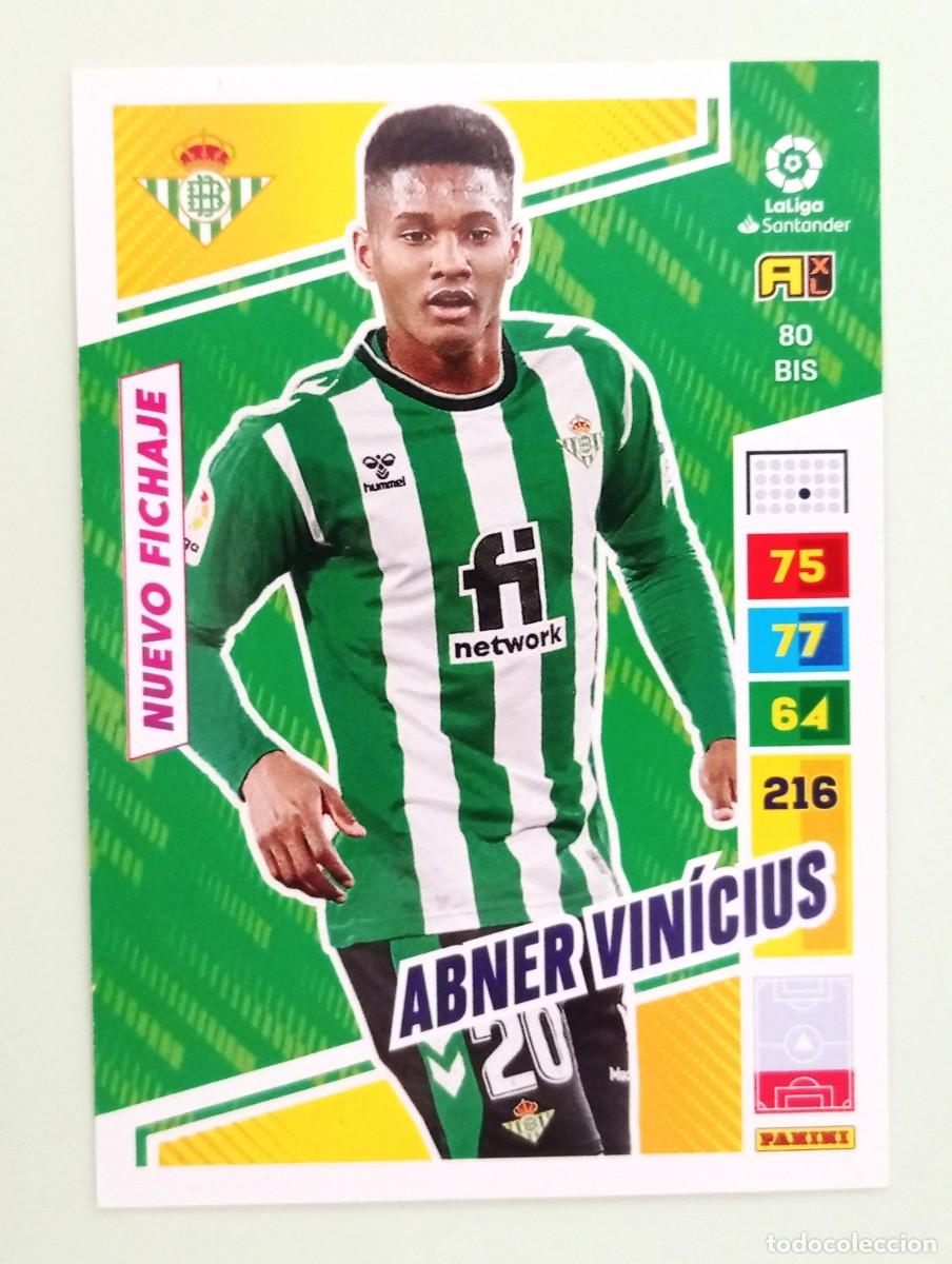 Cartes &agrave; collectionner de Football: ADRENALYN XL 2022-2023 (N&ordm; 80BIS ABNER VIN&Iacute;CIUS - REAL BETIS) (NUEVO FICHAJE)