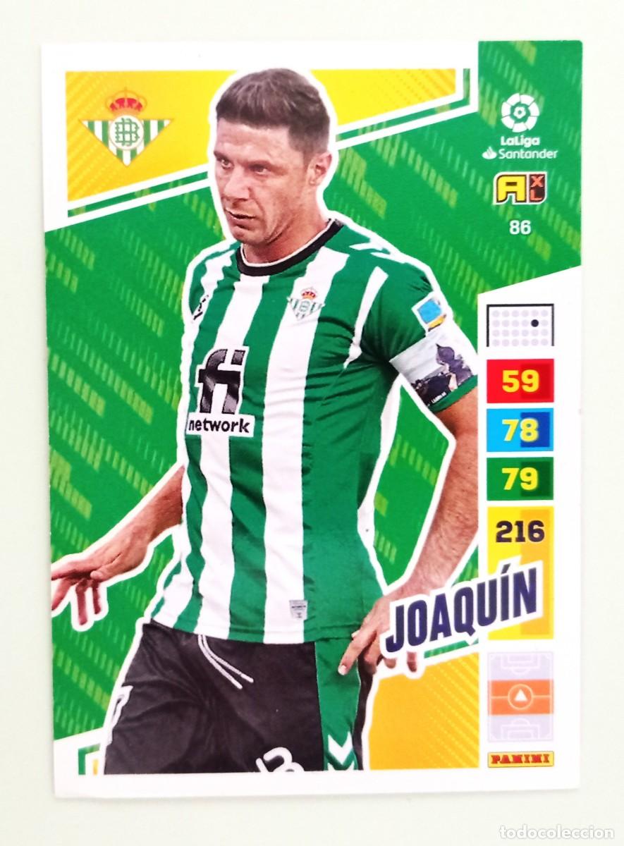 Cartes &agrave; collectionner de Football: ADRENALYN XL 2022-2023 (N&ordm; 86 JOAQU&Iacute;N - REAL BETIS)