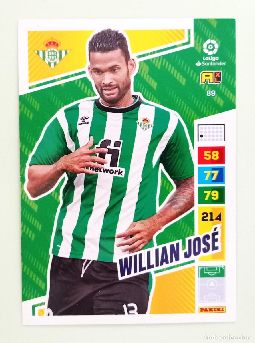 Fu&szlig;ball-Sticker: ADRENALYN XL 2022-2023 (N&ordm; 89 WILLIAM JOS&Eacute; - REAL BETIS)
