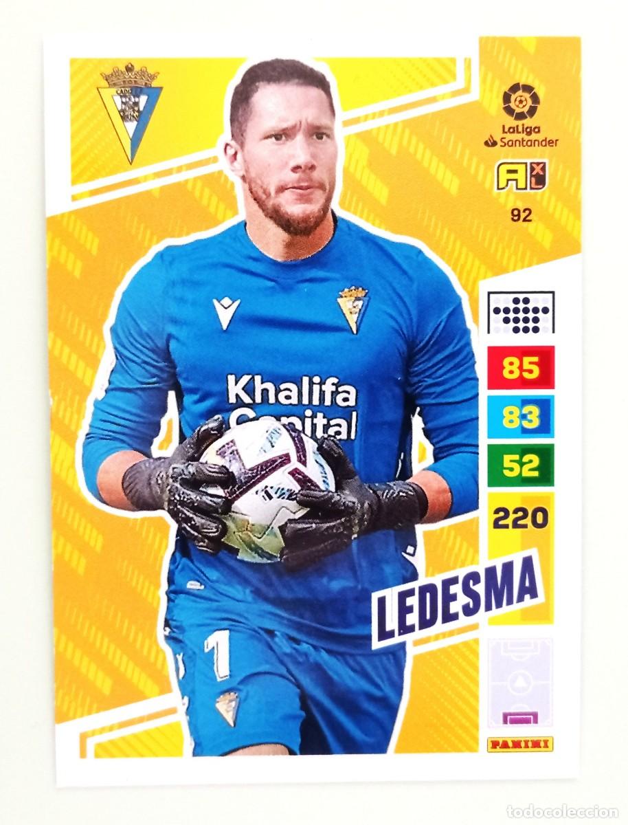 Fu&szlig;ball-Sticker: ADRENALYN XL 2022-2023 (N&ordm; 92 LEDESMA - C&Aacute;DIZ C.F.)