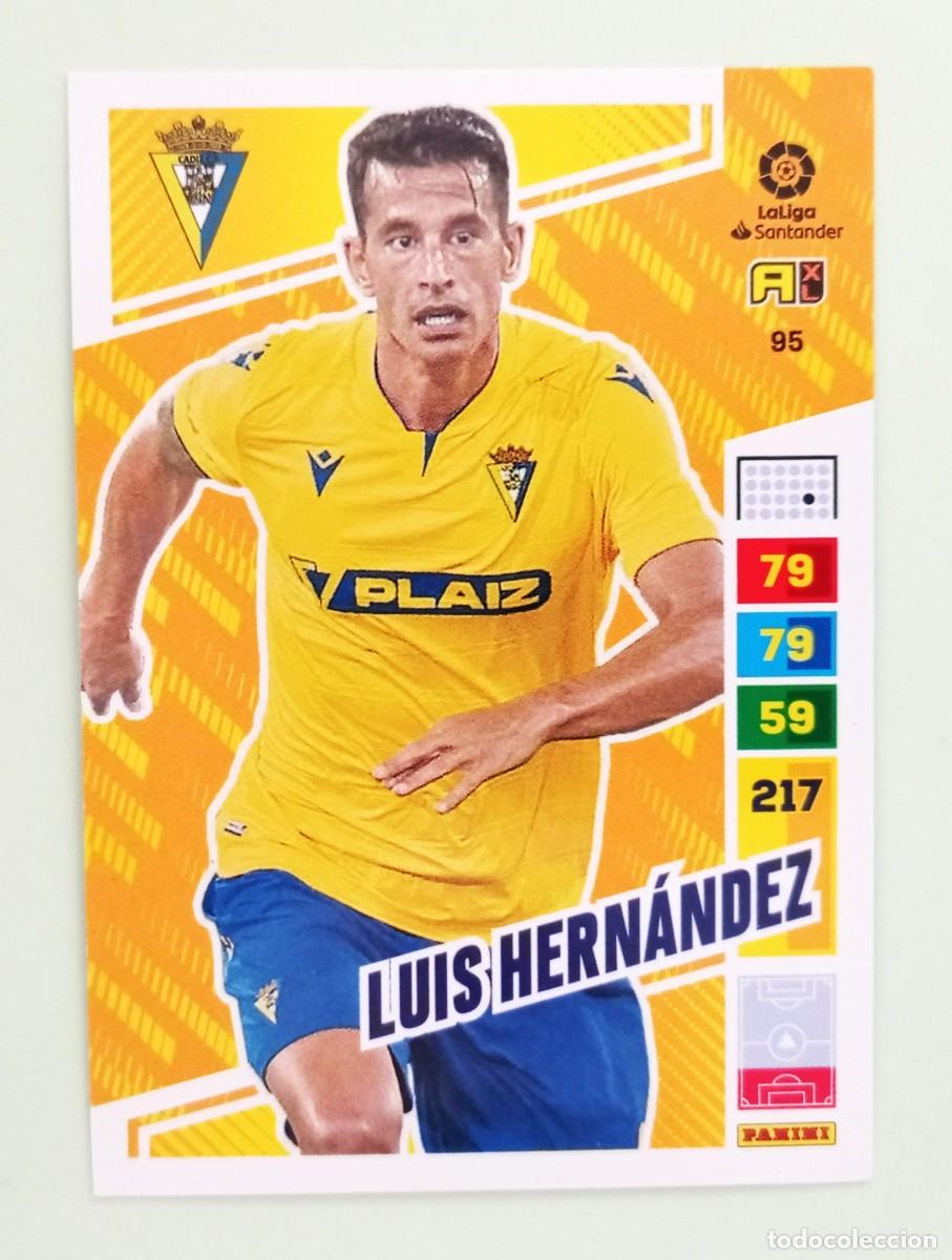 Cromos de F&uacute;tbol: ADRENALYN XL 2022-2023 (N&ordm; 95 LUIS HERN&Aacute;NDEZ - C&Aacute;DIZ C.F.)