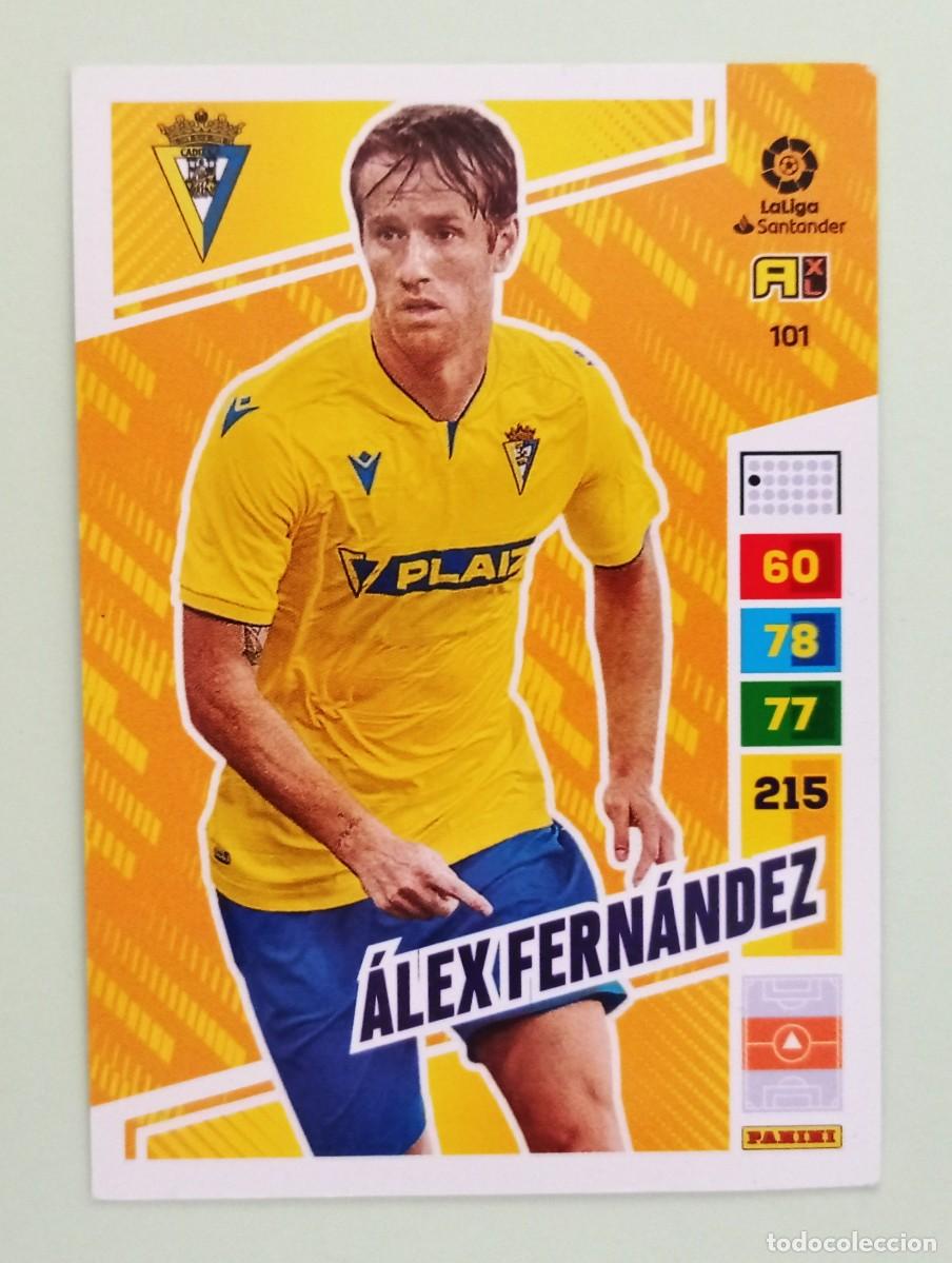 Cromos de F&uacute;tbol: ADRENALYN XL 2022-2023 (N&ordm; 101 &Aacute;LEX FERN&Aacute;NDEZ - C&Aacute;DIZ C.F.)